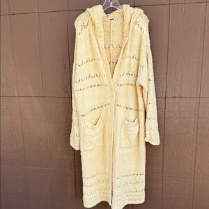 Free People Yellow Cardigan
